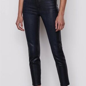 Frame Denim Black Ankle Cropped Jeans